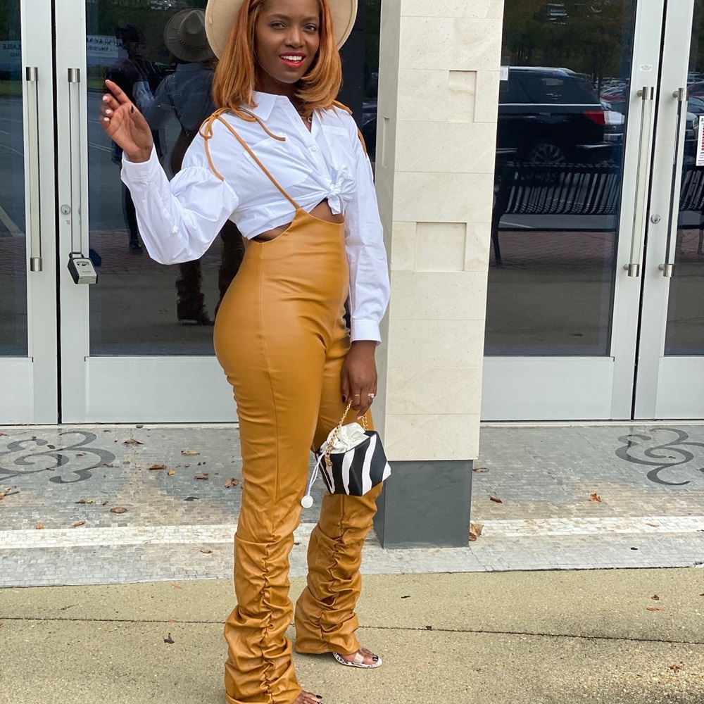 Stylish Tan Jumpsuit for Women